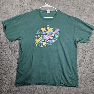 Starbucks Hora Del‎ Cafe Green XL T Shirt Mens Coffee Graphic Tee